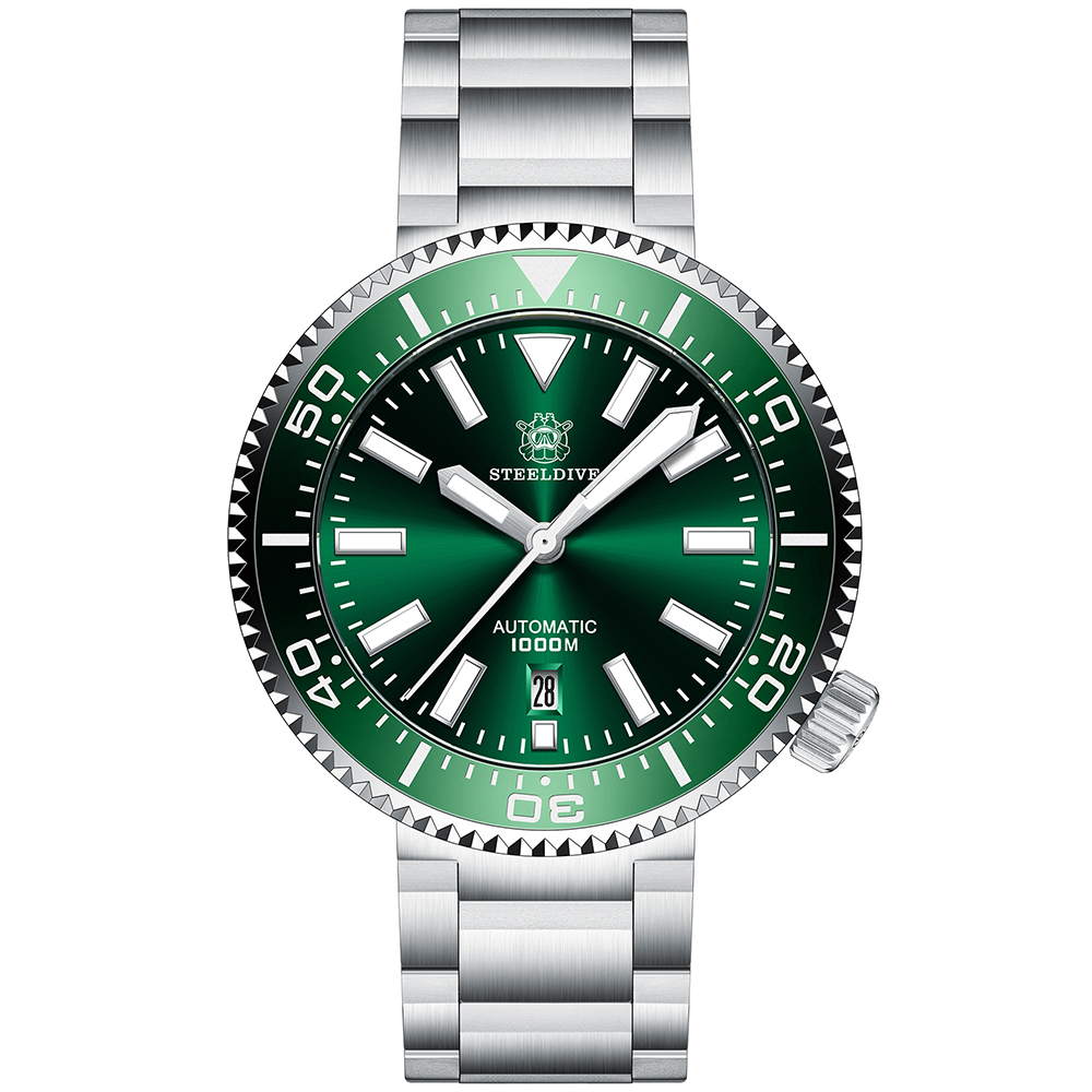 Seiko Watch Prospex - STEELDIVE Mens 자동 시계 다이버 시계