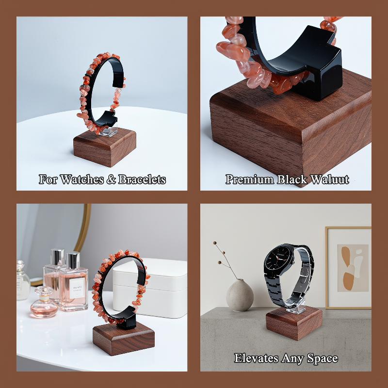 나무 소재의 C자형 시계 보관대, 주얼리 정리대, 진열 - Jewelry And Watches Inc 리뷰 및 가격