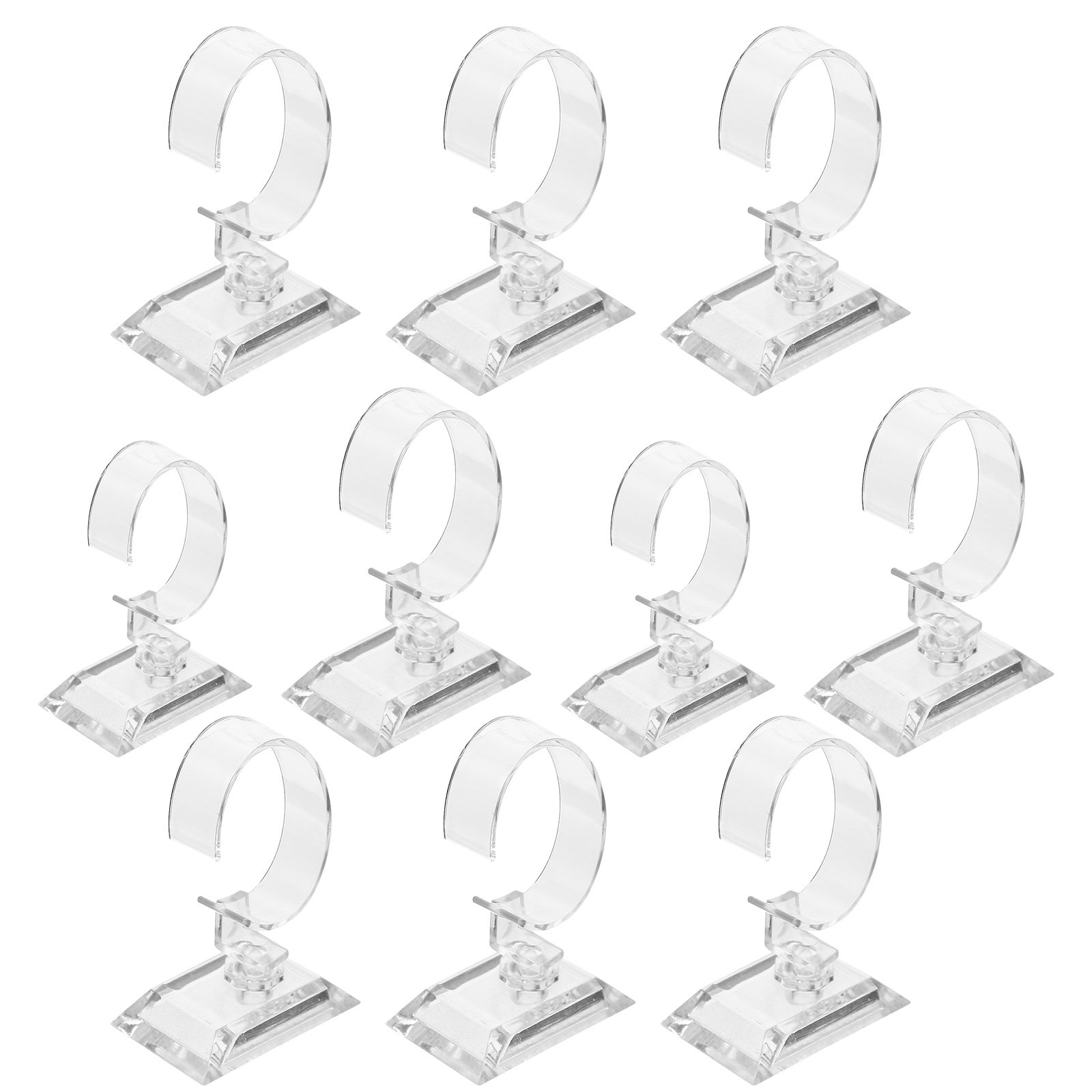 10개 세트, C자형 투명 시계 진열대, 주얼리 정리대 - Jewelry And Watches Inc 리뷰 및 가격